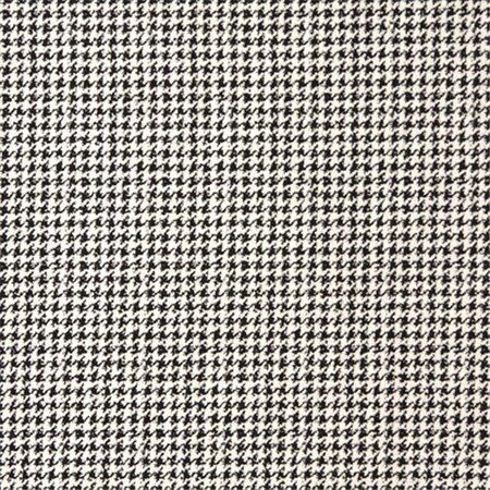 Designer Fabrics Designer Fabrics E280 54 in. Wide Black And White; Hounds Tooth Upholstery Grade Fabric E280